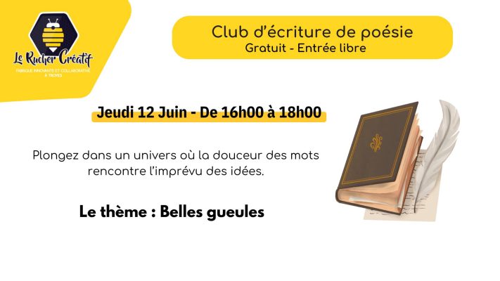 Club d&rsquo;Ecriture de Poésie - 0