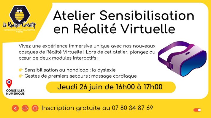 Atelier Sensibilisation avec la Réalité Virtuelle - 0