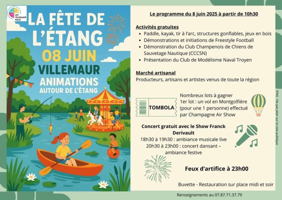 Fête de l&rsquo;étang – Villemaure sur Vanne - 0