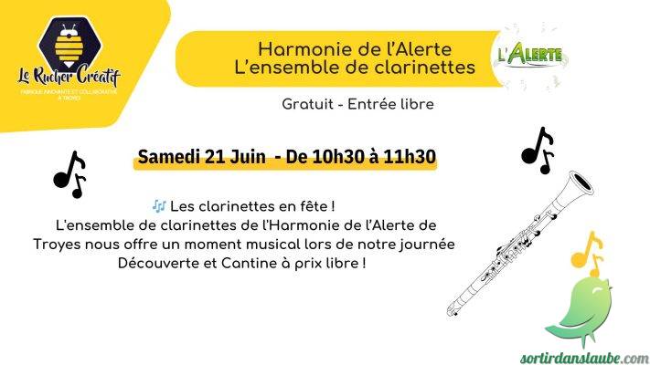L&rsquo;Harmonie de l&rsquo;Alerte – Animation de l&rsquo;ensemble des clarinettes - 0