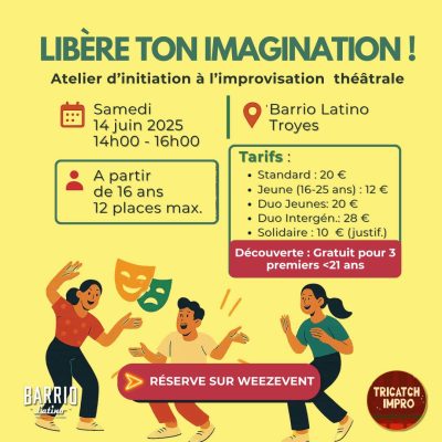 Libère ton imagination ! Atelier Initiation Improvisation - 0