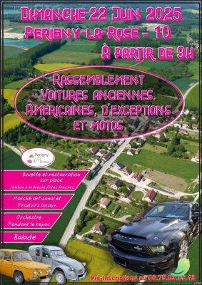 Rassemblement voitures anciennes, américaines, d&rsquo;exceptions et motos - 0