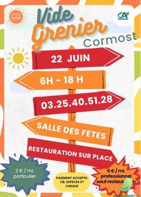 Vide grenier: Cormost - 0