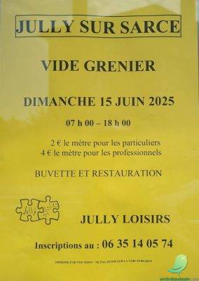 Vide grenier: Jully sur Sarce - 0