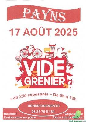 Vide grenier: Payns - 0