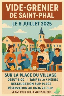 Vide grenier: Saint Phal - 0