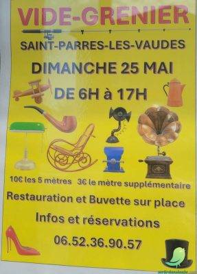Vide grenier: Saint Parres les Vaudes - 0