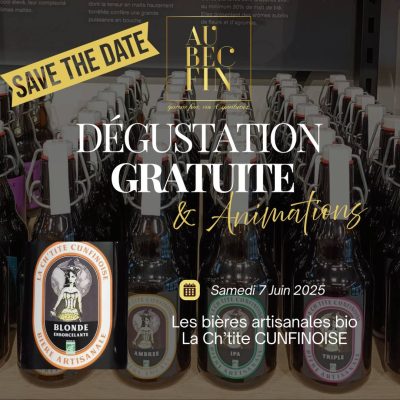 Dégustation & animation autour de la bière bio locale « La Ch&rsquo;tite Cunfinoise » - 0