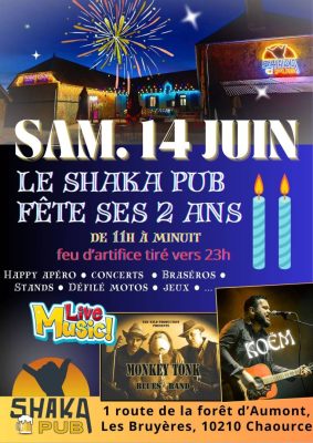 LE SHAKA PUB FÊTE SES 2 ANS !! - 0
