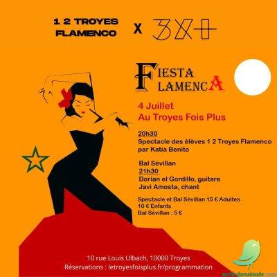 Soirée Fiesta Flamenca par 1 2 TROYES FLAMENCO - 0