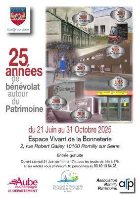 Exposition: 25 ans de bénévolat autour du patrimoine - 0