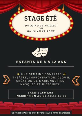 Stage Théâtre et création de marionnettepour « Enfants de 8 à 12 ans » - 0