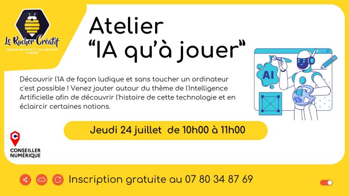 Atelier « IA qu&rsquo;à jouer » - 0