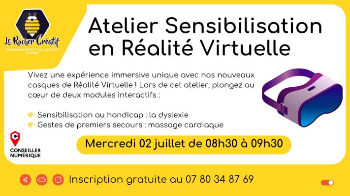 Atelier Sensibilisation avec la Réalité Virtuelle - 0