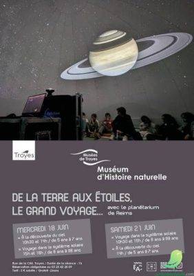 De la Terre aux étoiles, le grand voyageavec le Planétarium itinérant de Reims - 0