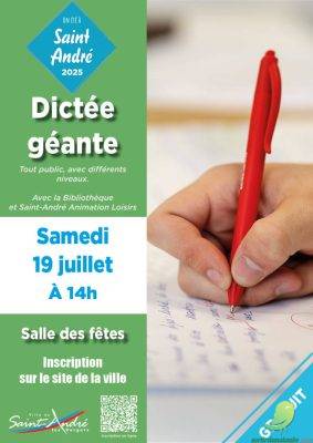 Un été à Saint André: dictée géante - 0