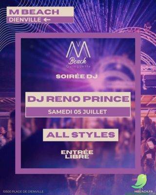 Soirée All Styles // DJ RENO PRINCE - 0