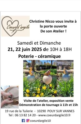 Porte ouverte de l&rsquo;atelier coeur d&rsquo;argile - 0