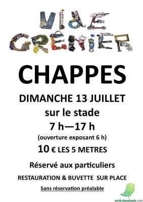 Vide grenier: Chappes - 0