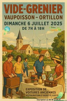 Vide grenier: Vaupoisson Ortillon - 0