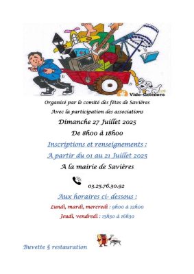 Vide grenier: Savières - 0