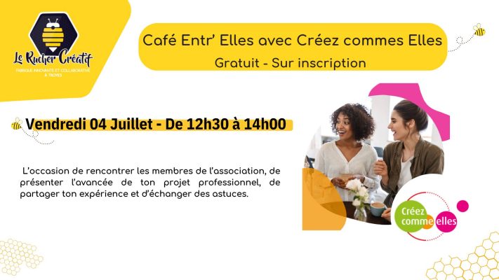 Café Entr&rsquo;Elles avec Créez Comme Elles - 0