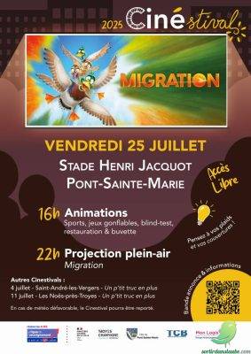 Cinestival – cinéma plein-air : Migration - 0