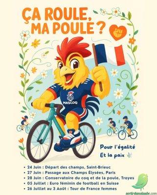 Mascoq, la mascotte national de notre pays travers l&rsquo;Aube ce samedi - 0