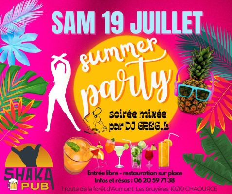 SUMMER PARTY avec DJ GREG.L - 0