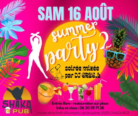 SUMMER PARTY 2 avec DJ GREG.L - 0