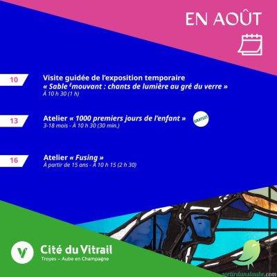 Aout à la Cité du Vitrail: activités et balade sur la Route du Vitrail ! - 2