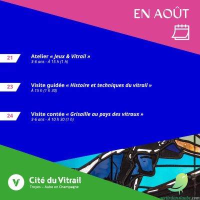 Aout à la Cité du Vitrail: activités et balade sur la Route du Vitrail ! - 4