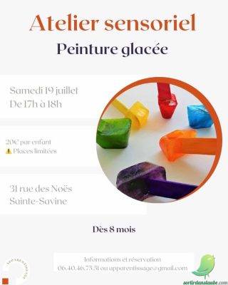 Atelier sensoriel: peinture glacée - 0
