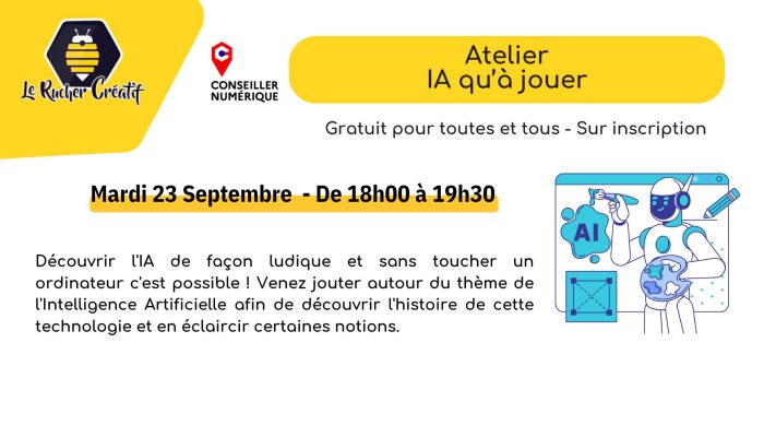 Atelier « IA qu&rsquo;à jouer » - 0