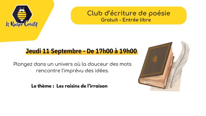 Club d&rsquo;Ecriture de Poésie - 0