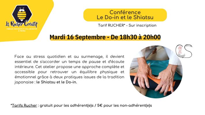 Atelier-conférence Shiatsu et le Do-in - 0