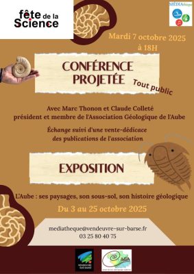Conférence de géologie avec l&rsquo;Association Géologique de l&rsquo;Aube - 0