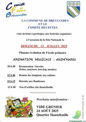 Fête nationale: Bréviandes - 0