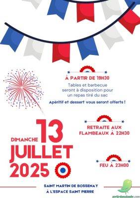 Fête nationale: Saint Martin de Bossenay - 0