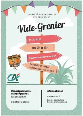 Vide grenier: Vendeuvre sur barse - 0