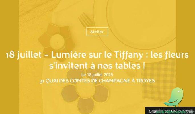 Lumière sur le Tiffany : les fleurs s&rsquo;invitent à nos tables ! - 0