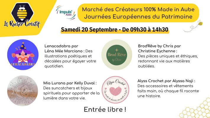Marché des créateurs 100% Made in Aube - 0