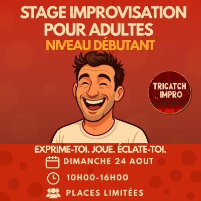 Stage d’improvisation pour adultes – Niveau débutant – Tricatch Impro - 0