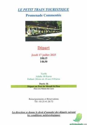 Promenade commentée: le petit train touristique - 0