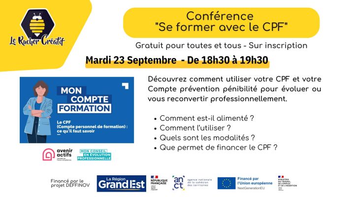 Conférence « Se former avec le CPF » - 0
