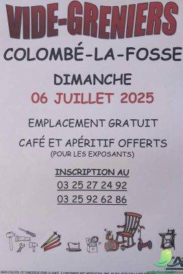Vide grenier: Colombé la Fosse - 0