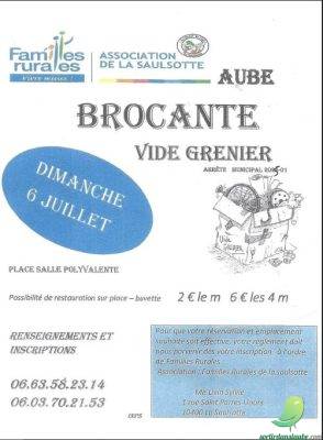 Vide grenier: la Saulsotte - 0