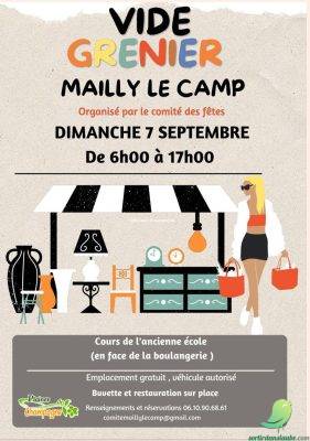 Vide grenier: Mailly le Camp - 0