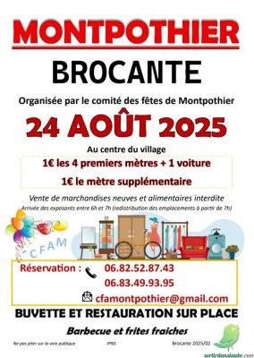 Vide grenier: Montpothier - 0