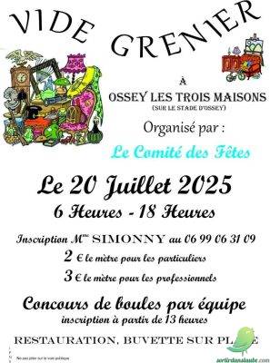 Vide grenier: Ossey les Trois Maisons - 0
